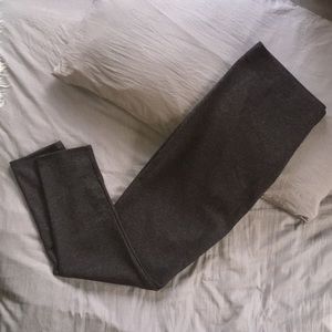 gray speckled loft leggings